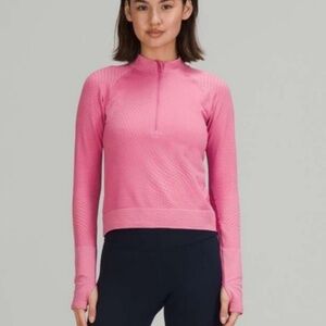 Lulu Lemon Pink Half Zip